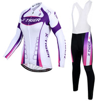 Women’s Full Sleeve Cycling Kit Spring & Autumn Jersey Suit